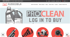 Desktop Screenshot of duracable.com